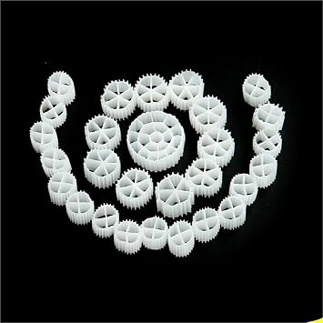 Aquarium Filter Media 500g/1kg K1/K2/K3 White Red Aquarium Koi Pond Plastic Filter Media Fish Tank Filter Material for Pond Freshwater Fish TankWhiteK2,500g