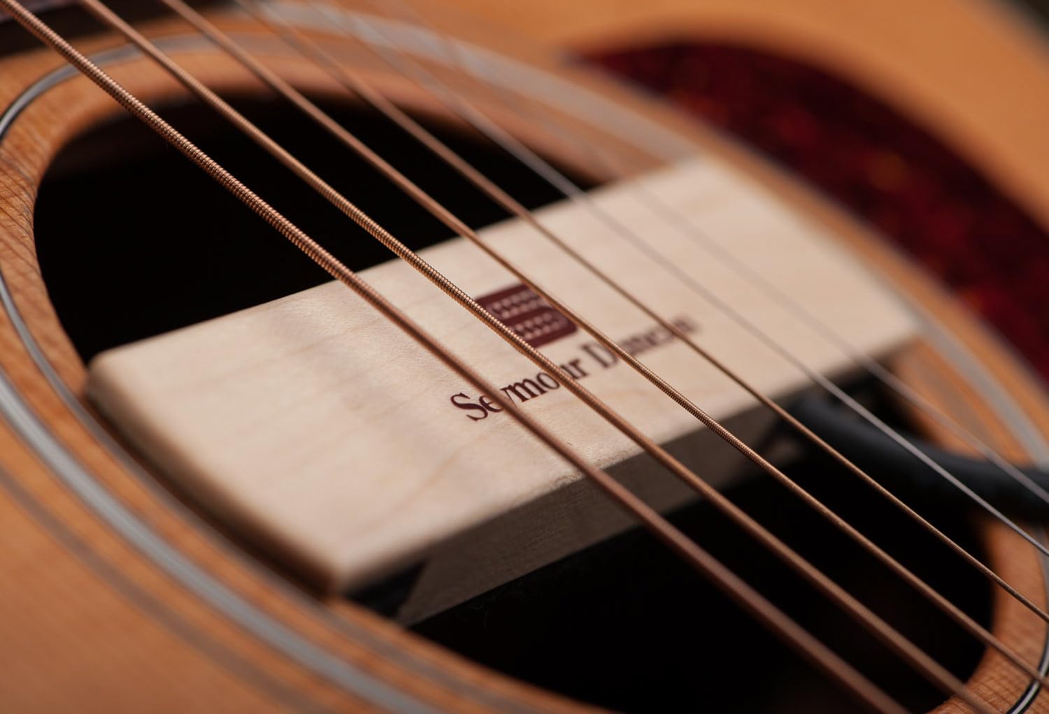 Seymour Duncan 1150030 - Pastilla para guitarra acústica para guitarra acústica, color marrón y rosa