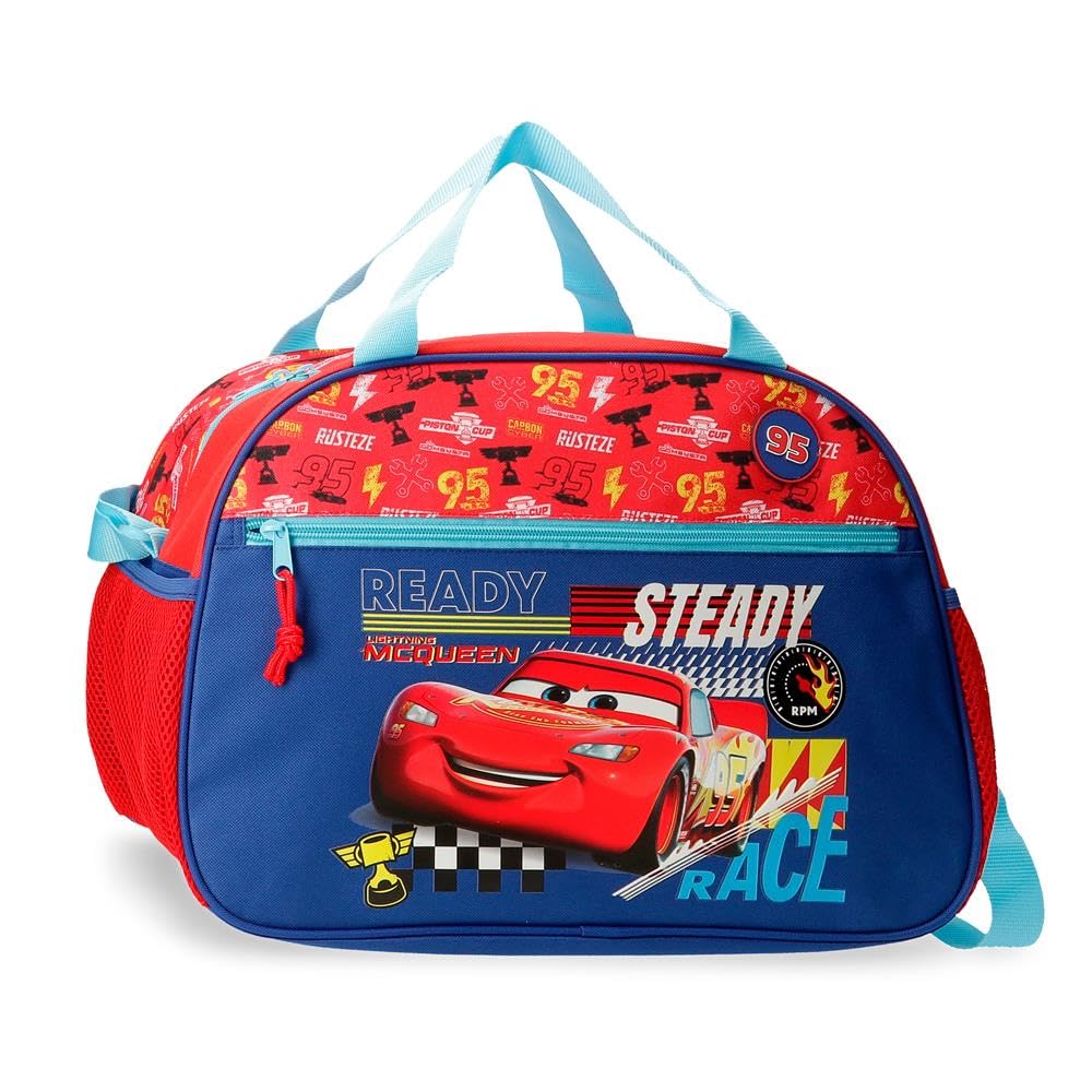 Joumma Disney Cars Lets Race Bolsa de Viaje Rojo 40x28x22 cms Poliéster 24,64L