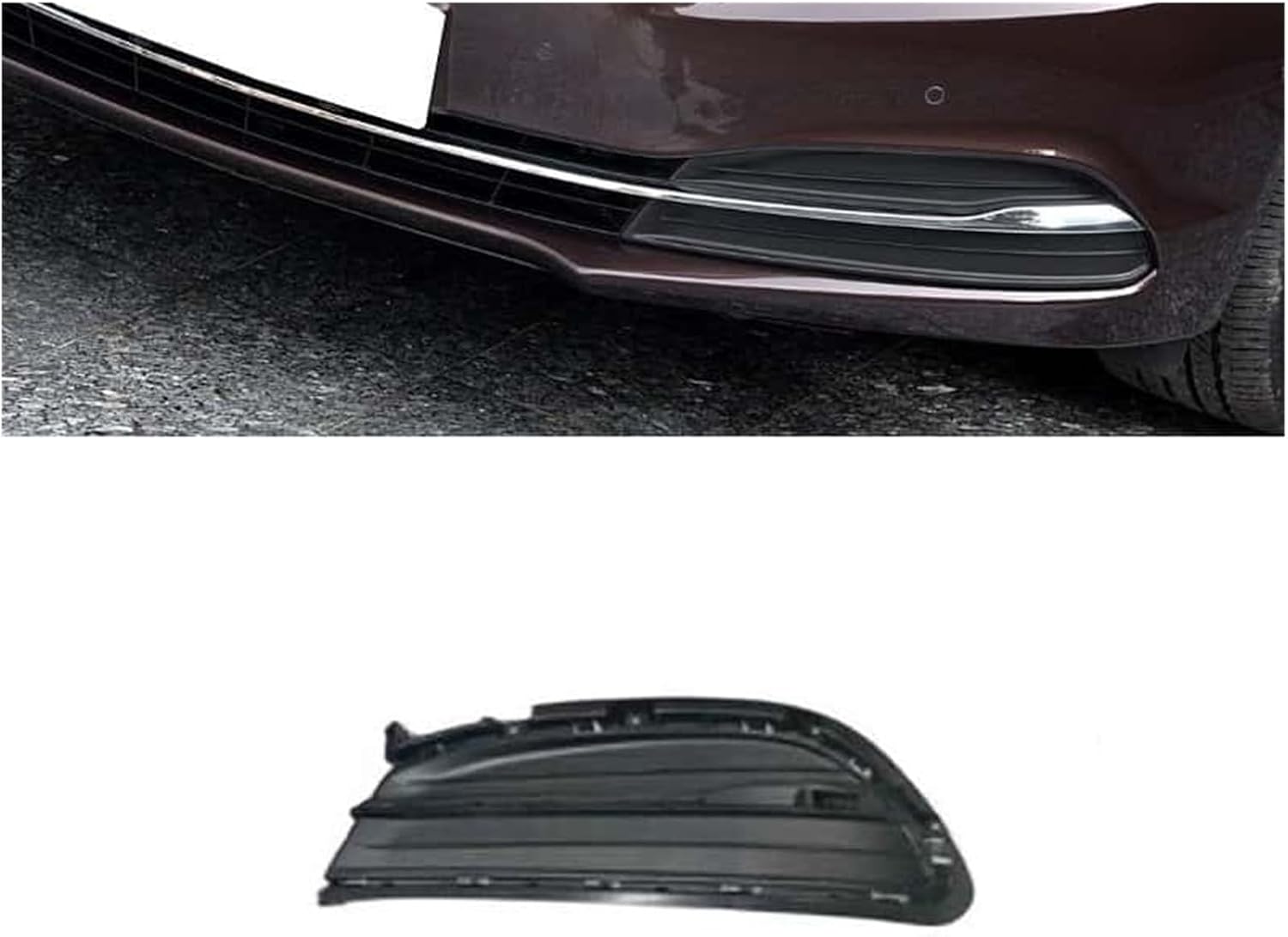 Front Bumper Fog Light Frame Cover Compatible For Buick Compatible For Lacrosse 2016-2018 Lamp Fog Light(Left side) (Right side)