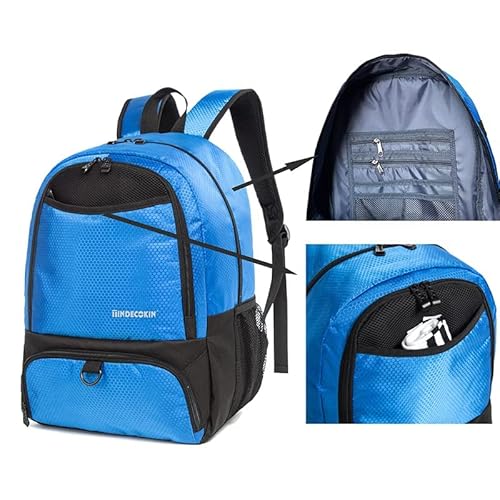 image for Tindecokin Basketball Bag Bags Soccer Bag Basketball & Soccer & Footba