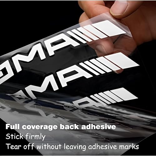 Miniatura 3 de 6 calcomanías para pinza de freno de automóvil compatibles con C63 C43 C300 CLA CLS CLA GLA GLB GLC GLE E63 E53 E43 A45 A35. etc Decoración exterior