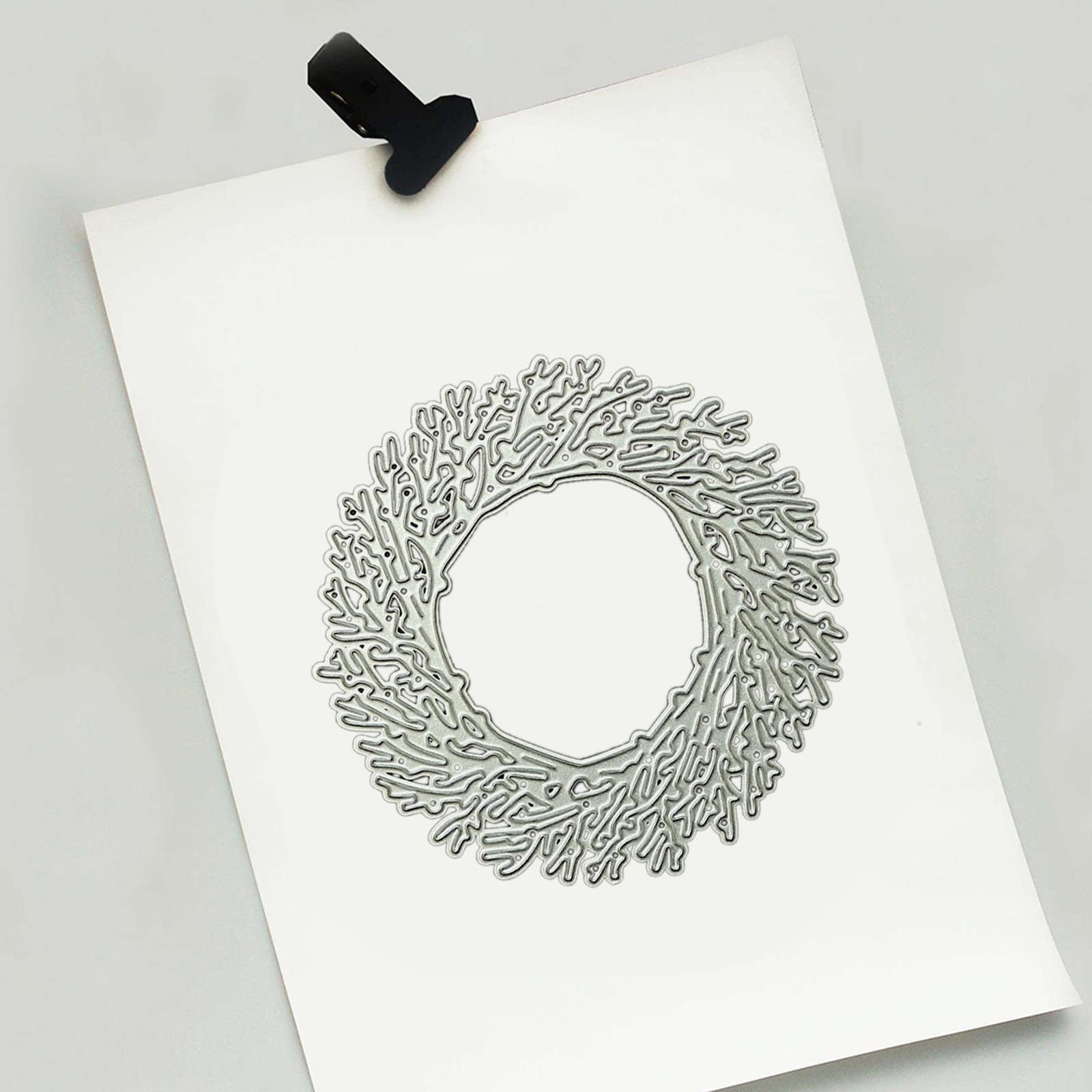 Fustelle circolari in metallo, stencil fai da te per scrapbooking