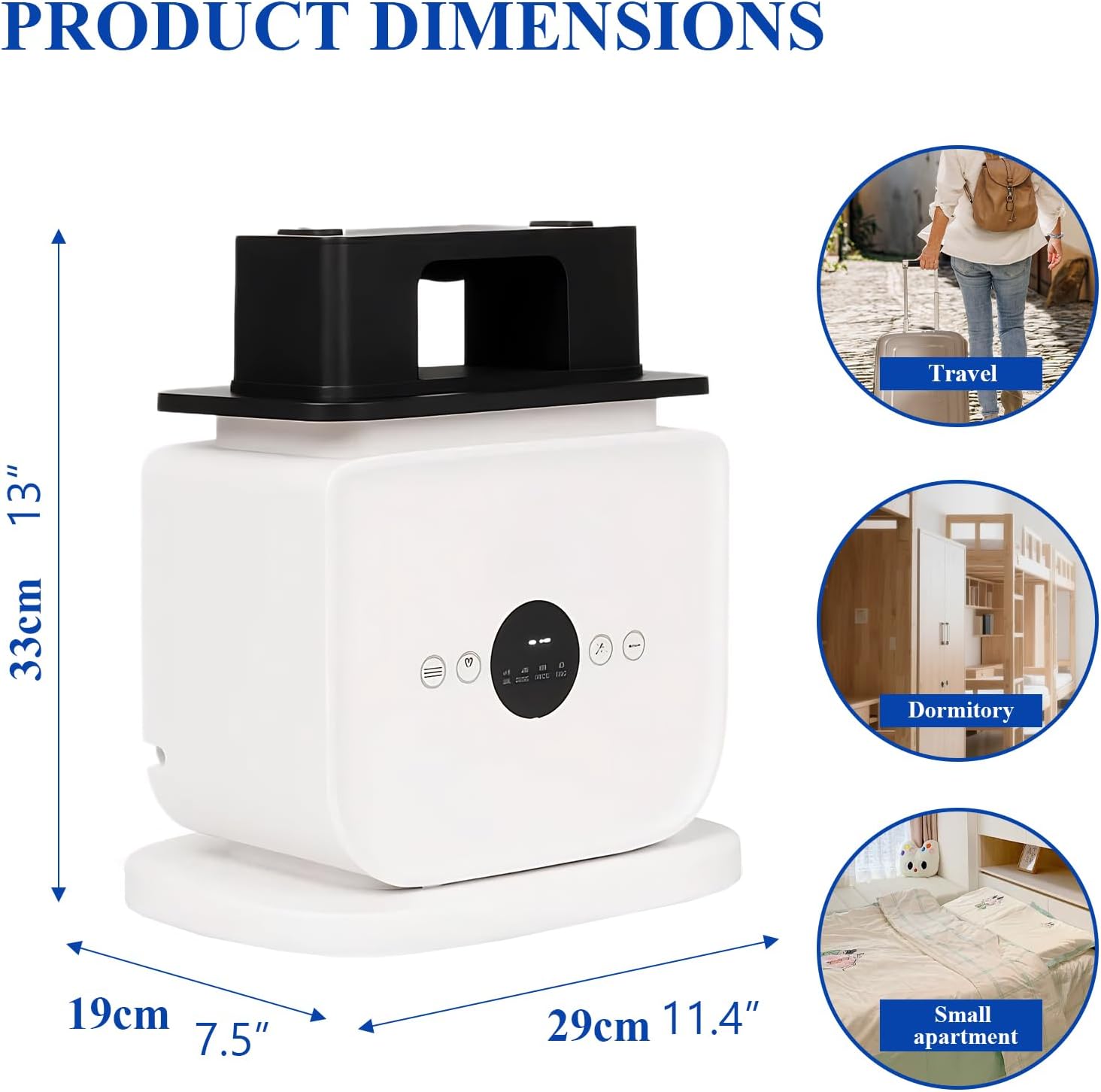 Automatic Ironing Machine, 360°Without Blind Spots Drying, Dry, Clothes Dryer and Hands Free Wrinkle Remover for Trousers