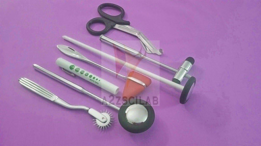 Set de 7 piezas martillos reflejos y accesorios