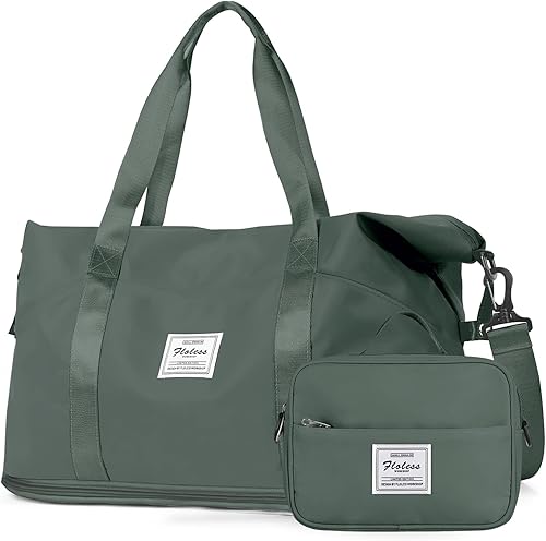 Bolsa de viaje - 3, A6-verde, Bolsa de viaje (con bolsa de aseo)