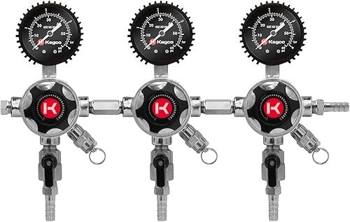 Miniatura 7 de Kegco Regulador Secundario, 3 Producto, Cromo