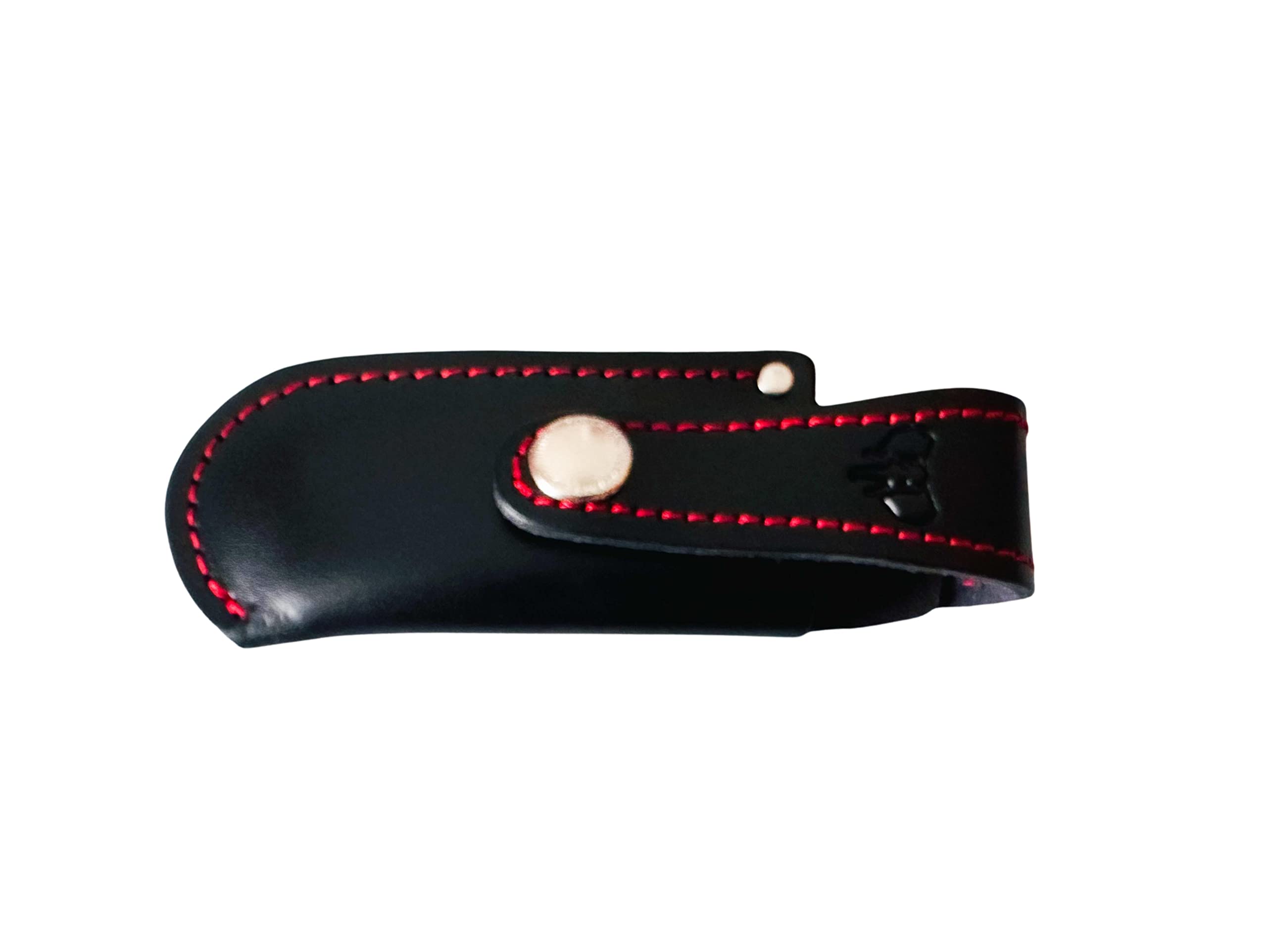 Navaja Cudeman Solsona Delta 344-A Hoja de Acero ACX-380 de 8,5 cm empuñadura de asta de toro de 11 cm y bloqueo trasero para Caza, Pesca, Supervivencia y bushcraft + Portabotellas Regalo (Con Funda)