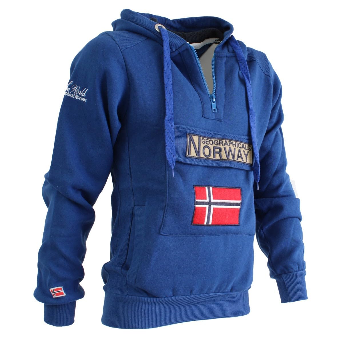 Geographical Norway Men's Gymclass Hoodie - Soft Polyester Sweatshirt For Everyday Comfort