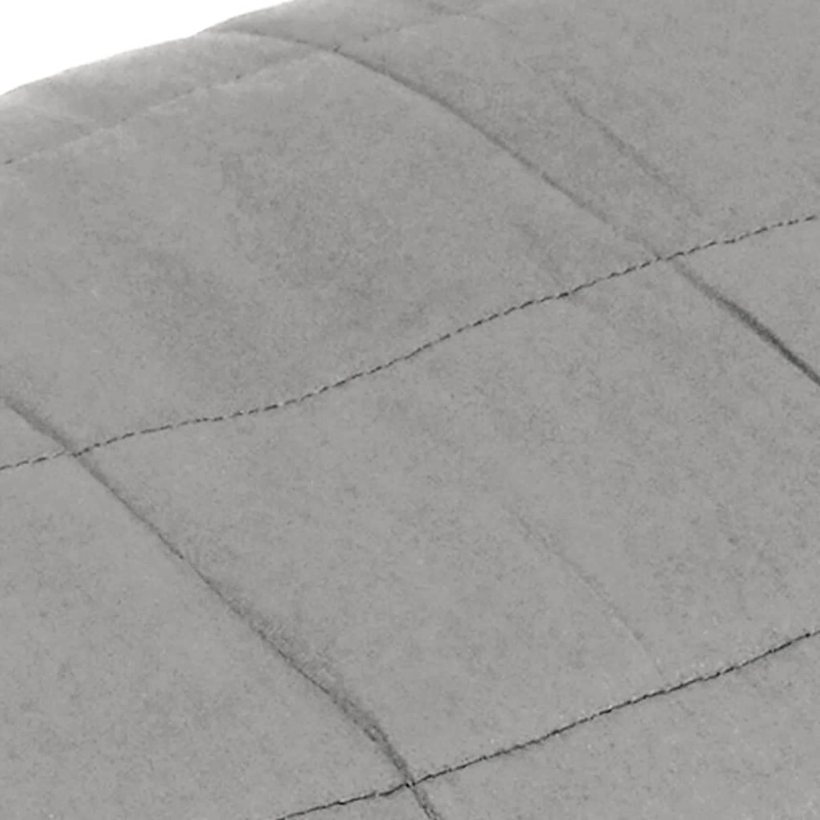 Manta ponderada gris 200 x 200 cm 9 kg Tejido-Classic Manta ponderada - Manta antiestrés - Manta pesada para un sueño profundo y un mejor descanso - Manta de algodón ponderada 100% - Weig