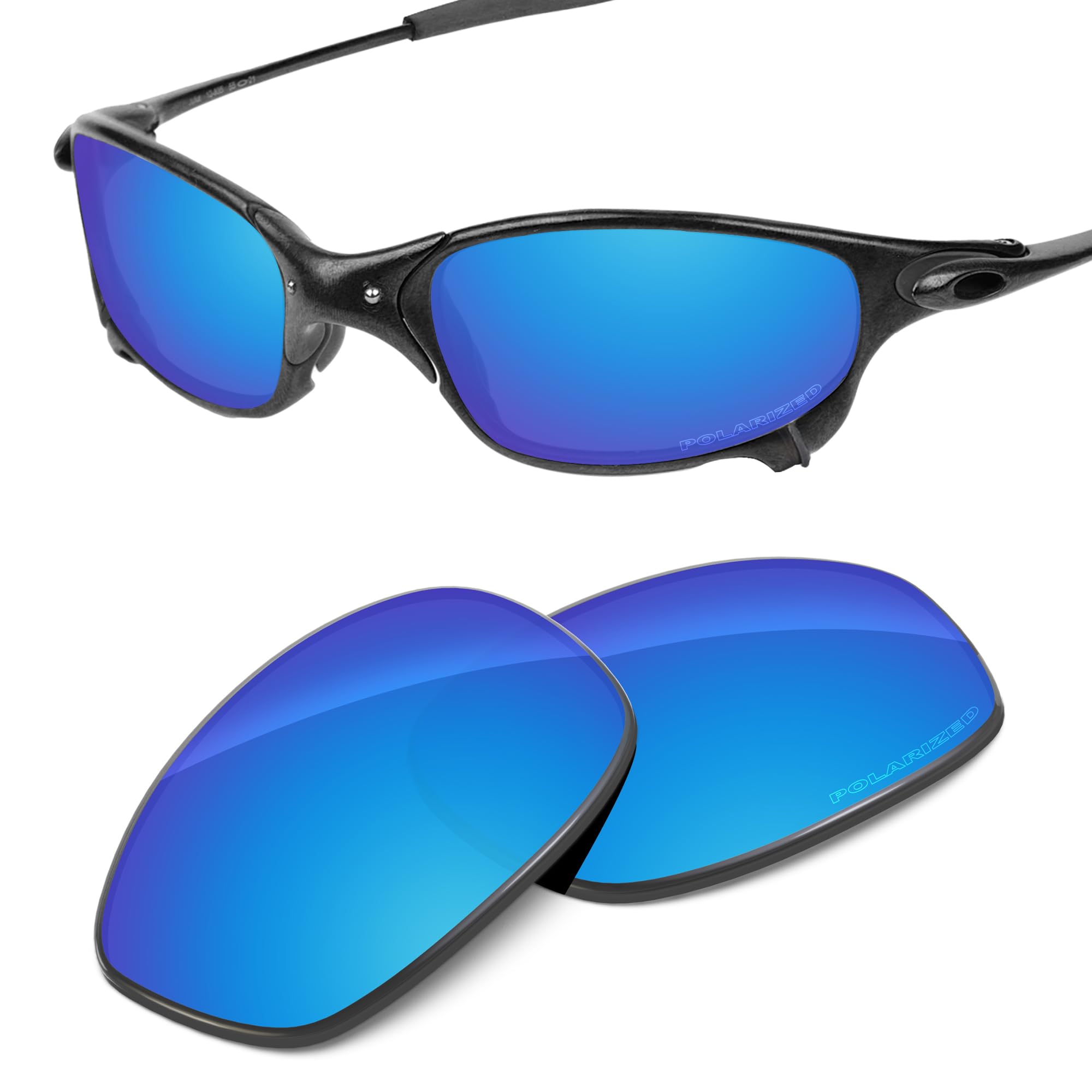 TintartPerformance Replacement Lenses Compatible with Oakley Juliet Polarized Etched