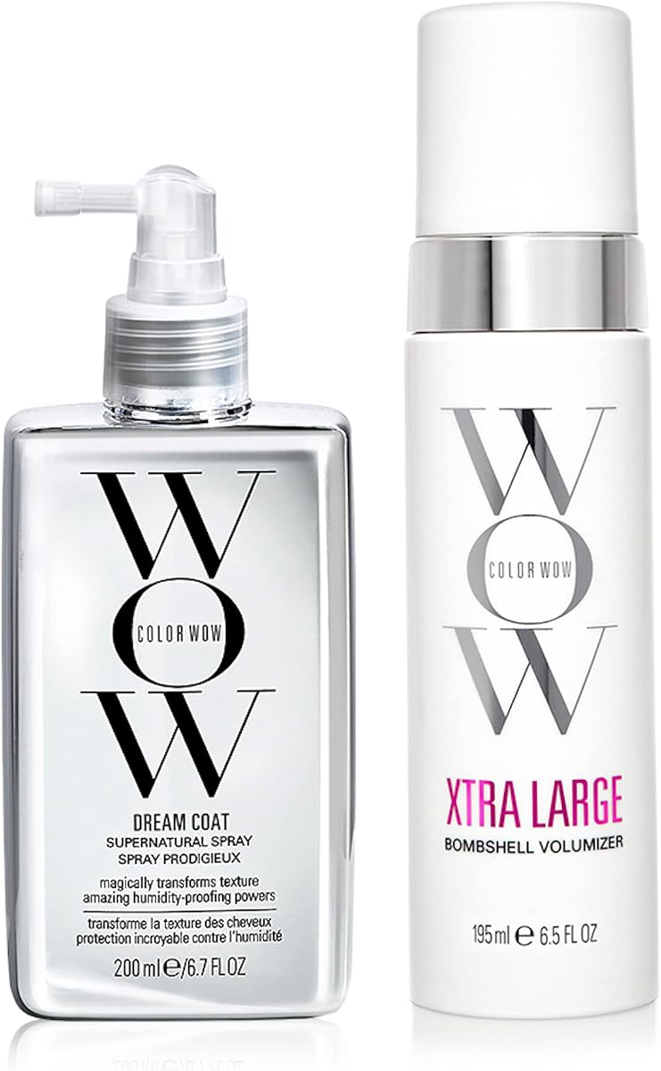 Long-Lasting Blowout Bundle | Includes Xtra Large Volumizer, Dream Coat anti-frizz spray, provides heat protection