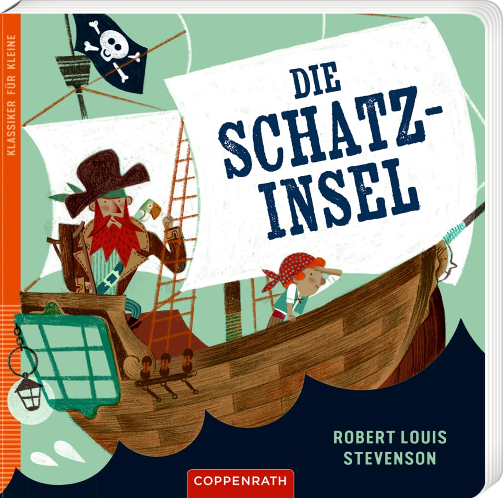 Die Schatzinsel: Klassiker für Kleine: Pappbilderbuch für Kinder ab 3 Jahren