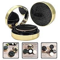 Vista 5 de Estuche robusto 2pcs envases de polvo vacíos Fundación Suelta Puff Box Estuche de maquillaje de viaje recargable