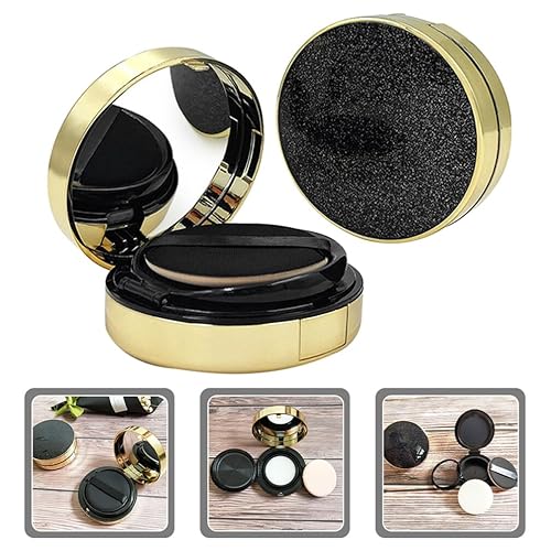 Miniatura 5 de Estuche robusto 2pcs envases de polvo vacíos Fundación Suelta Puff Box Estuche de maquillaje de viaje recargable