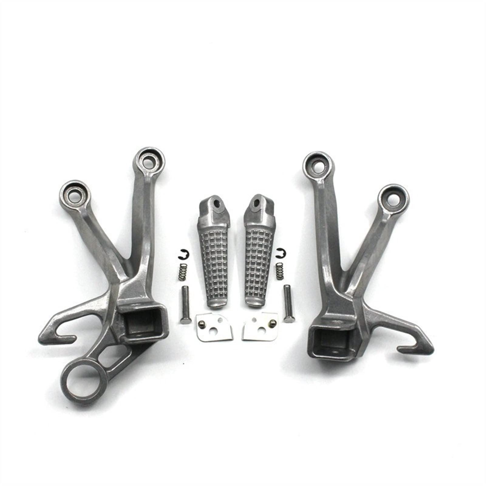 Repose-Pieds de Moto Arrière pour Suzuki GSXR 1000 2003-2004 Argent