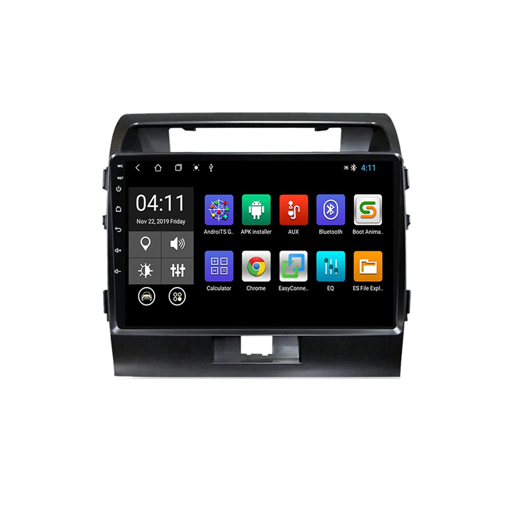 Bluetooth Car Radio Double Din Multimedia Player Touch Screen Car Stereo For Tovota Land Cruiser 2007-2015 With GPS Support Mirror Link/Steering Wheel Control Dual USB Backup Camera