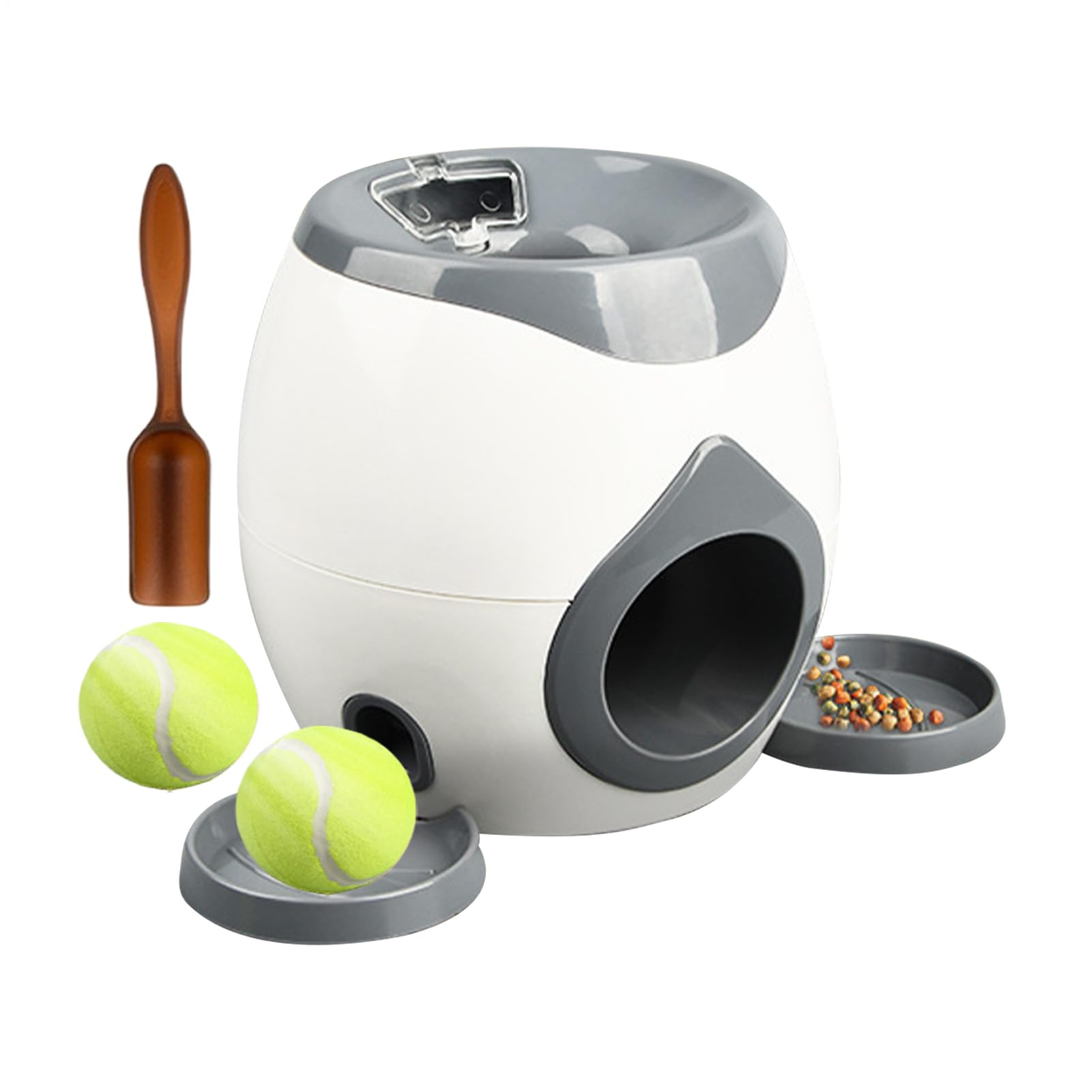 Automatique lanceur de balle pour chiens - Lance-balle interactif avec stimulation mentale