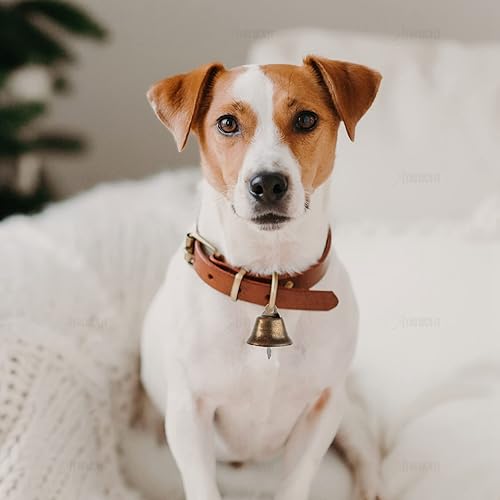 Miniatura 4 de AUEAR, Paquete de 60 mini cascabeles de bronce de 1.024 in, adornos decorativos para árbol de Navidad para fiestas, campanillas de viento,