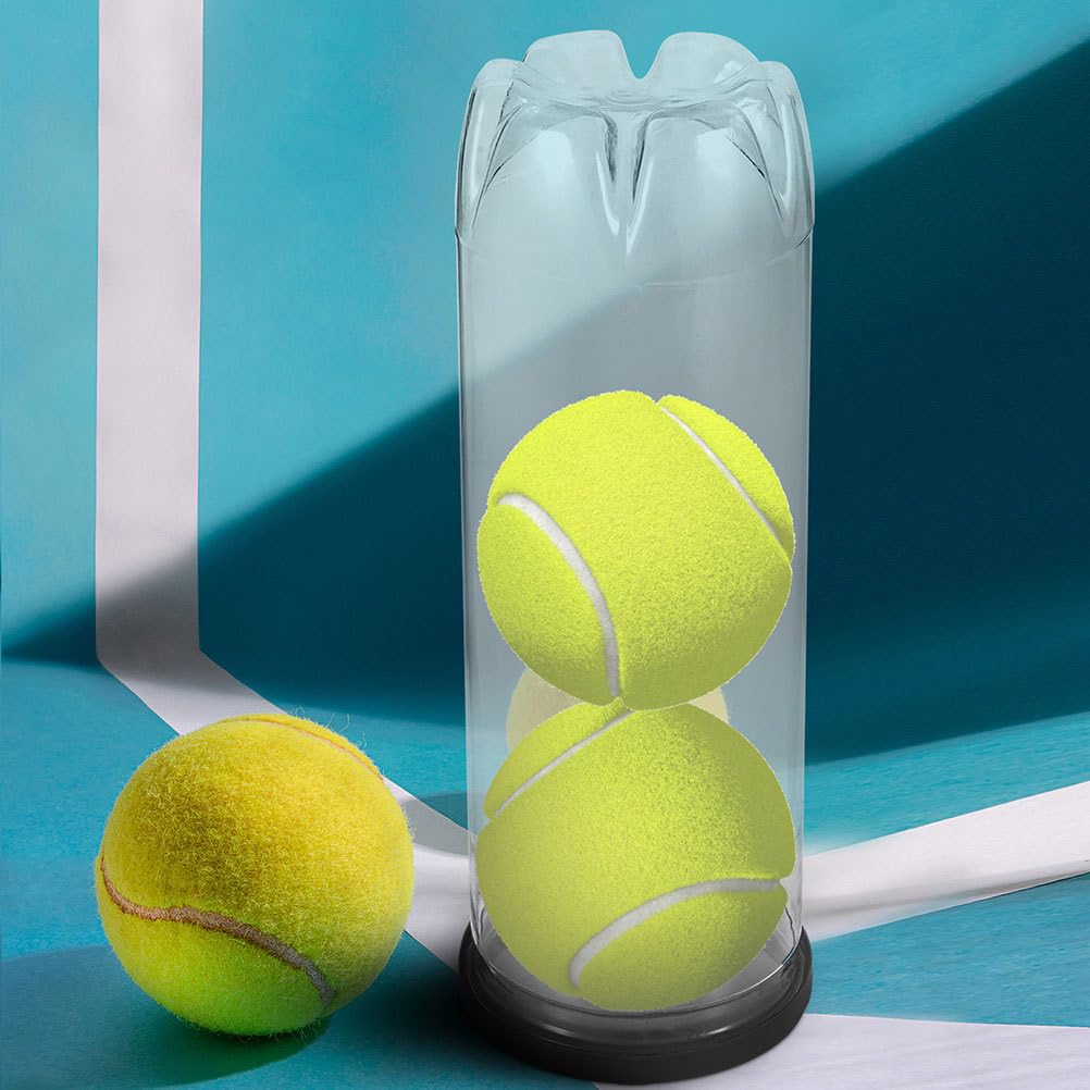 Anneome Tennisbälle Aufbewahrung Flasche Transparent Wiederverwendbarer Kleiner Bällehalter 21X7.70X7.70Cm Praktischer Tennisball Behälter Für Sport Und Freizeit
