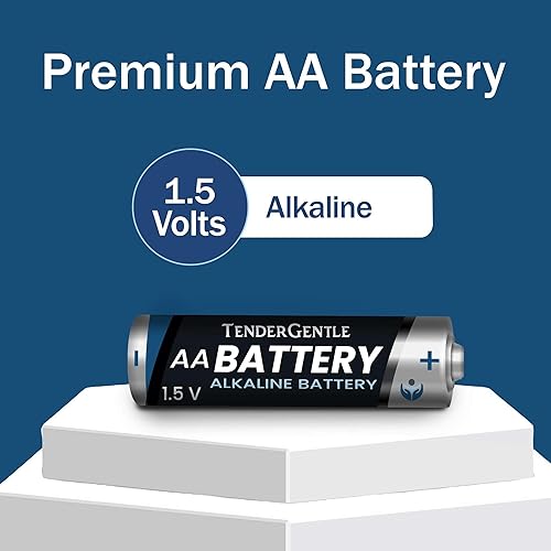 Miniatura 2 de Paquete de 24 pilas AA dobles, pilas AA alcalinas para artículos de oficina y hogar, sin mercurio ni cadmio