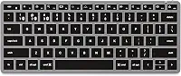 Satechi Teclado Bluetooth Slim Retroiluminado X1 - Teclas iluminadas e emparelhamento multidispositivo - Para M2/ M1 MacBook Pro/Air, M2/ M1 iPad Pro/Air, M2 Mac Mini, iMac M1 (Cinza Espacial)