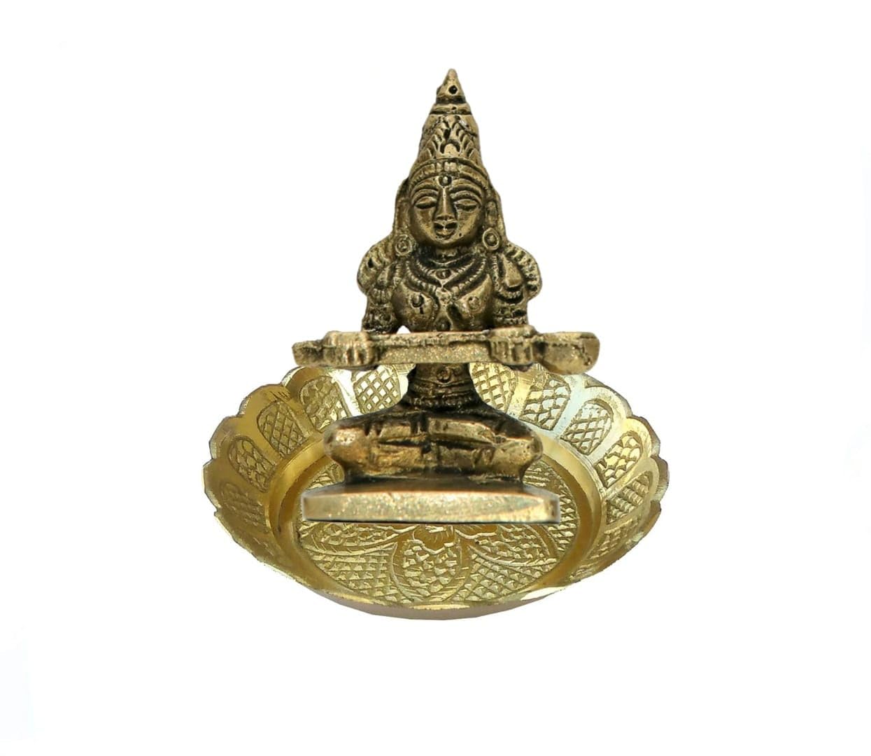 Annapurna Mata Statue - Brass Goddess of Food -3