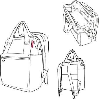 reisenthel allrounder R Backpack and tote bag in one - With plug-in flap for travel trolleys
