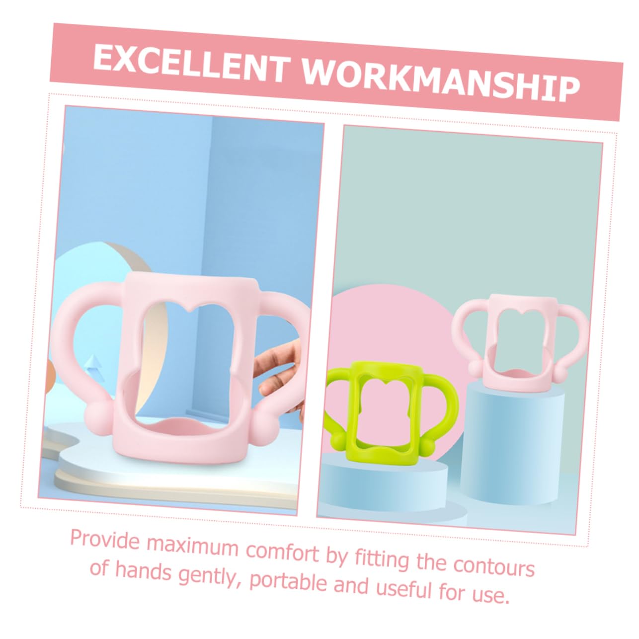 Boon NURSH Reusable Silicone Baby Bottles With Accessories - Stage