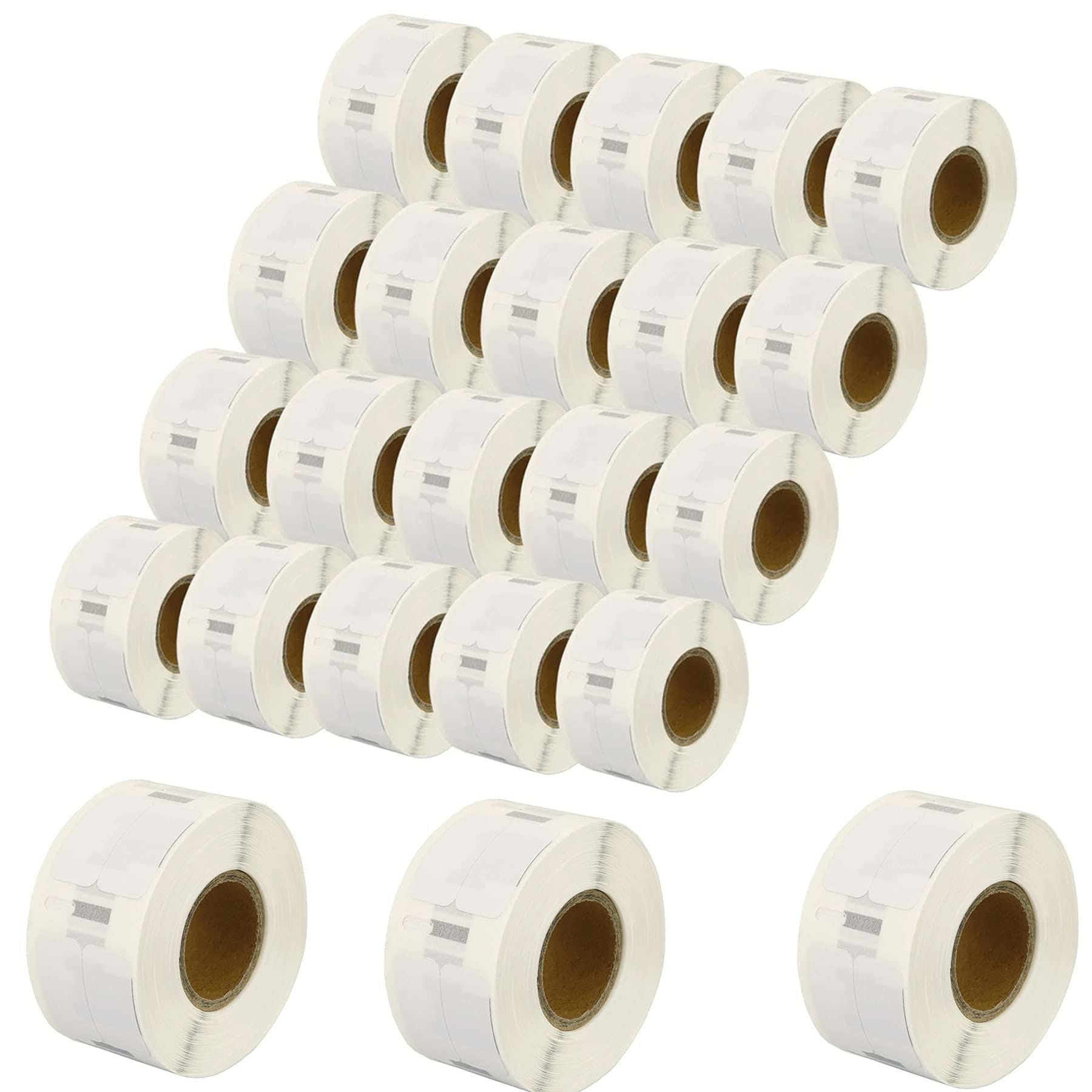 11353 DYMO Compatible Address Labels Rolls for Dymo Label Writer & Seiko Label Printers Size 11353-12.7 x 2 x 25.5mm - 1000pcs/roll Pack of (1, 3, 5, 10, 20, 30, 50) (30)