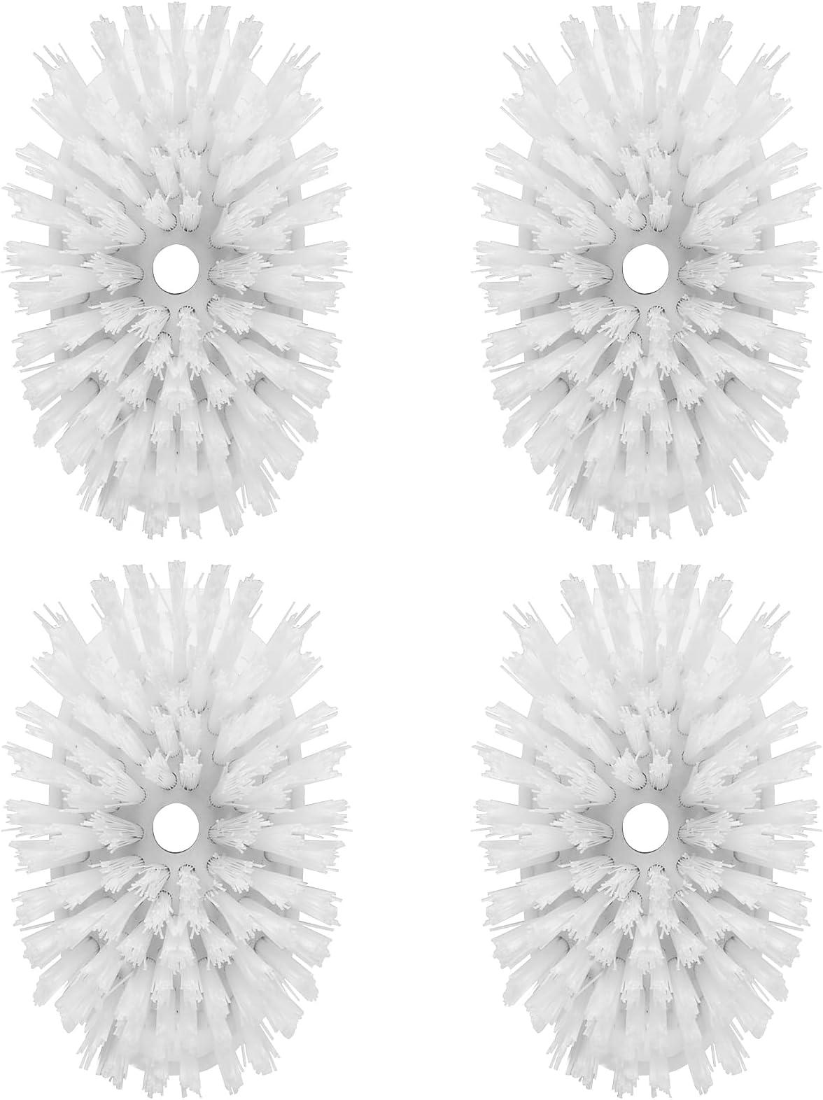 MR.SIGA Soap Dispensing Dish Brush Refills, 4 Pack