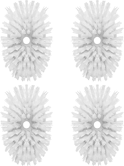 MR.SIGA Soap Dispensing Dish Brush Refills, 4 Pack