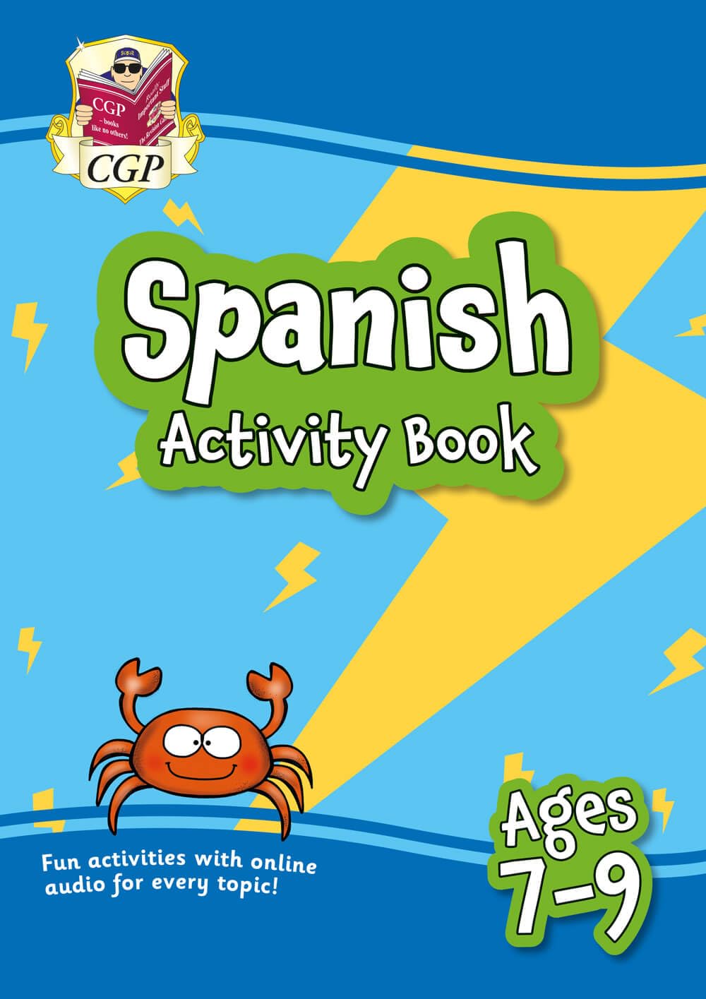 Spanish Activity Book for Ages 7-9 (with Online Audio) (CGP KS2 Activity Books and Cards)