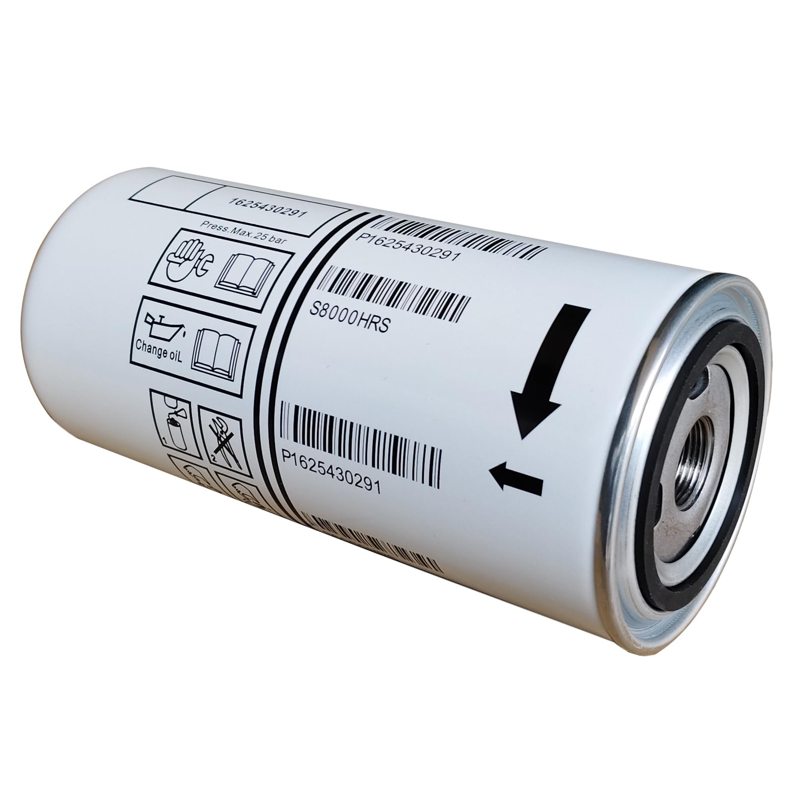1625430291 est compatible avec les pièces de rechange de filtre à huile de compresseur d'air Quincy. 1625-4302-91 est facile à installer et pratique