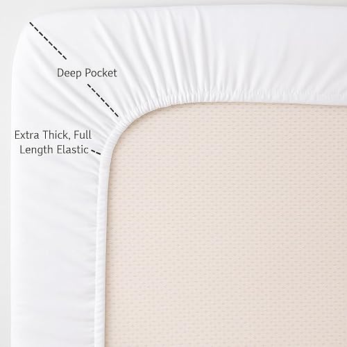 Miniatura 4 de Juego de sábanas de tamaño queen, juego de 4 piezas, sábanas de lujo para hotel, extrasuaves, bolsillos profundos de 10 pulgadas, fácil ajuste,