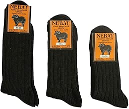 100% Sheep lamb wool warm socks NEBAT. Unisex: white, black, grey - coolthings.us