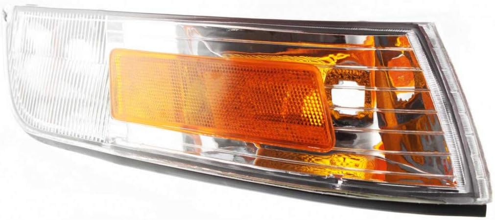 For 1995 1996 1997 Mercury Grand Marquis Pair Driver and Passenger Side Turn Signal/Side Marker Light GS/LS Models | Lens and Housing Only FO2550122 + FO2551122 | F5MY15A201D + F5MY15A201C