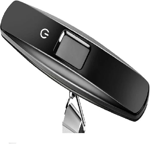 Rayyan Portable Digital Scale Suitcase Scale Hanging Scales Luggage Weighing Scale With Backlight And Tare Function 110/50Kg Capacity (Silver/Grey)