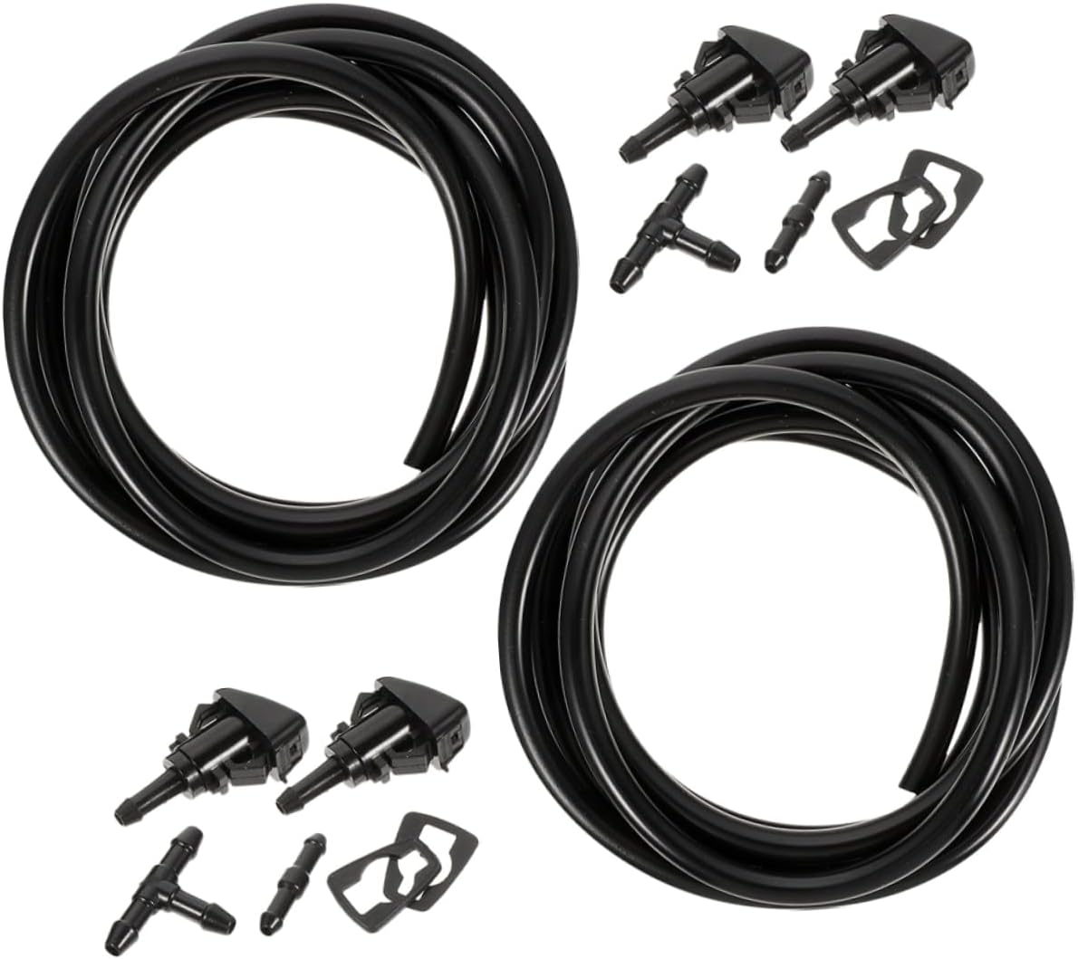GLEAVI 2pcs Windshield Washer Hose Kit Automotive Cleaning Hose Tubing for Ram