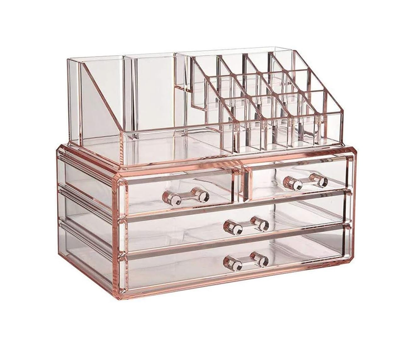TIANQIHAO Jewelry Box With Drawers Multifunctional Cosmetic Box Earring Rings Necklaces Bracelets Jewellery Organizer Case Jewellry Holder,Jewelry Box N