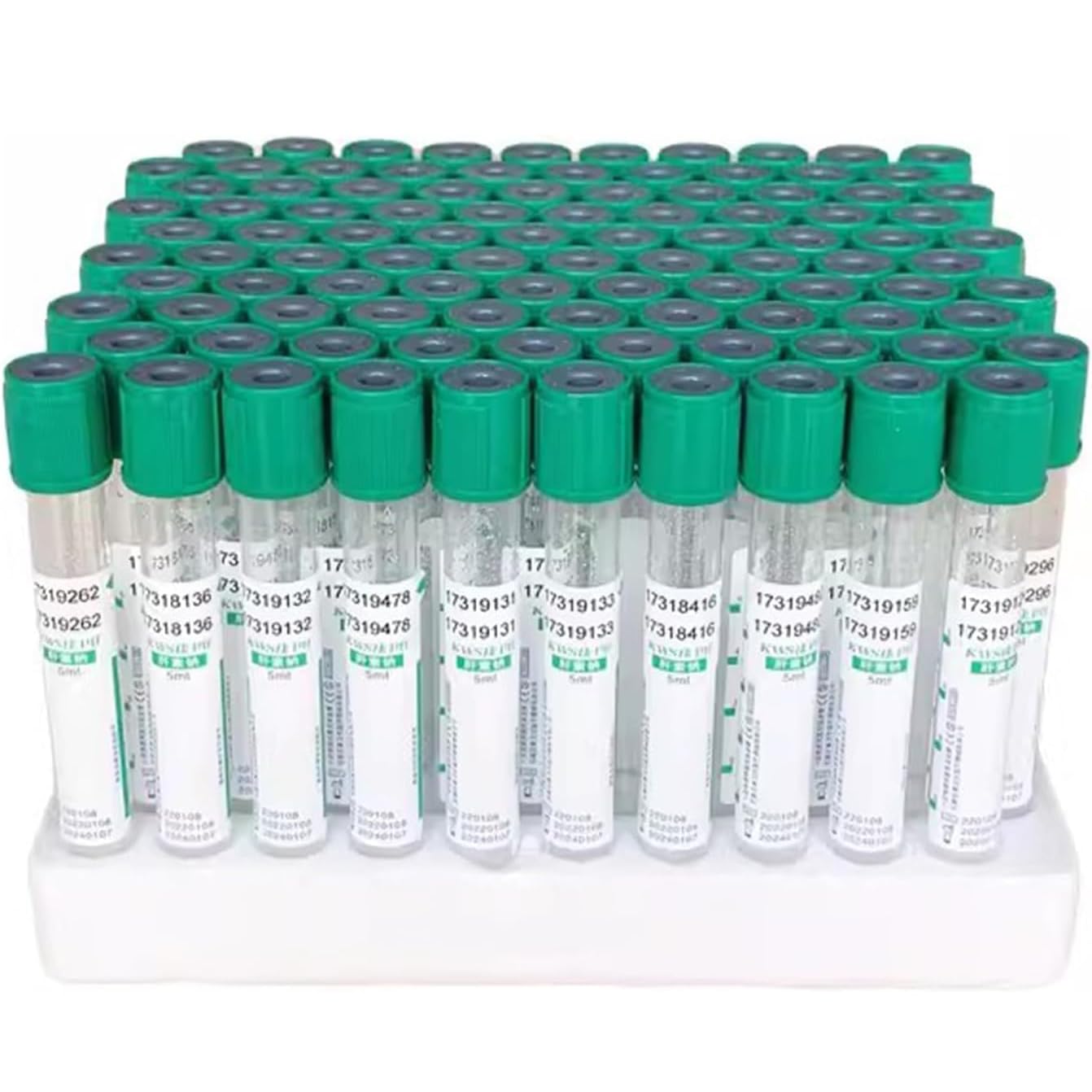 Próżniowe probówki do pobierania krwi, 10 ml szklane probówki antykoagulacyjne do użytku laboratoryjnego, opakowanie 100 szt