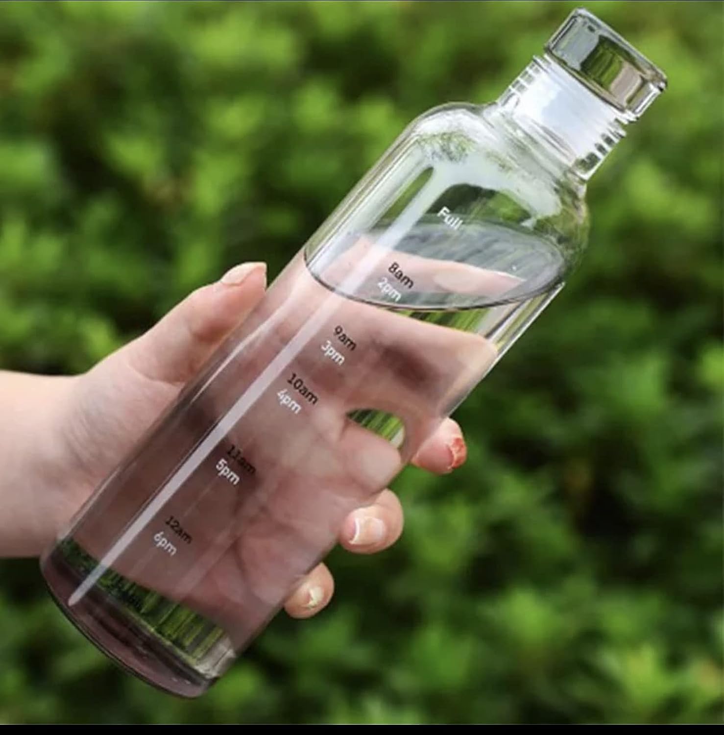 Glass Water bottle (Gray) outdoor sport drink