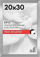 Vista 122 de Americanflat - Marco para cuadro de 16x20 con plexiglás pulido - Marcos anchos para cuadros fabricados en madera de ingeniería para exhibición