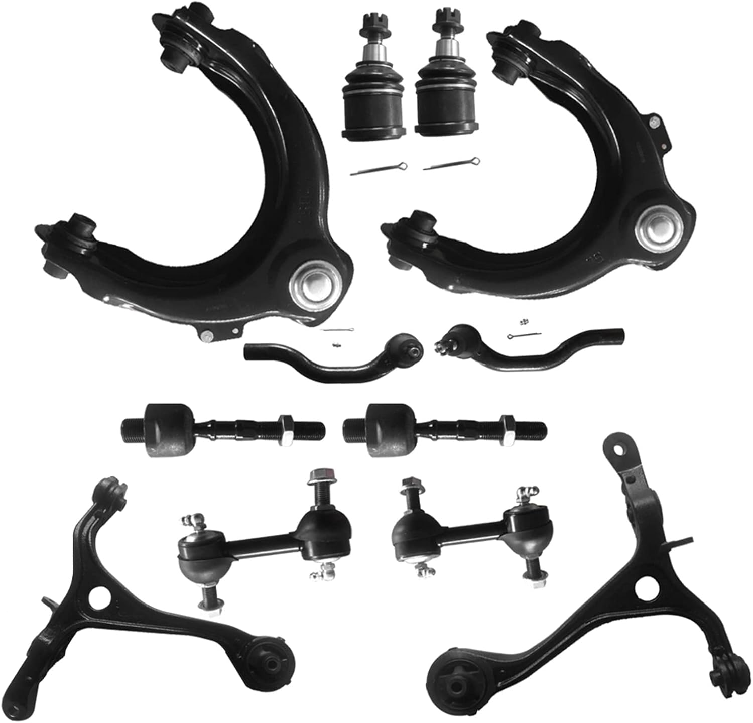 MILLION PARTS Front Suspension Kit Upper Lower Control Arm