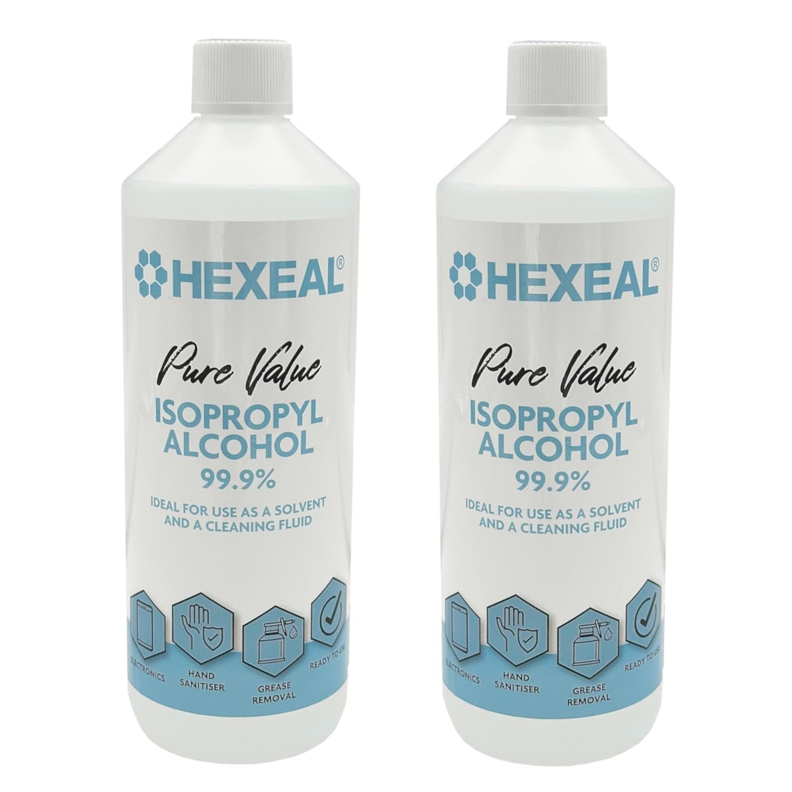 Hexeal Pure Value 99.9% Isopropyl Alcohol 2L – Sanitising & Cleaning