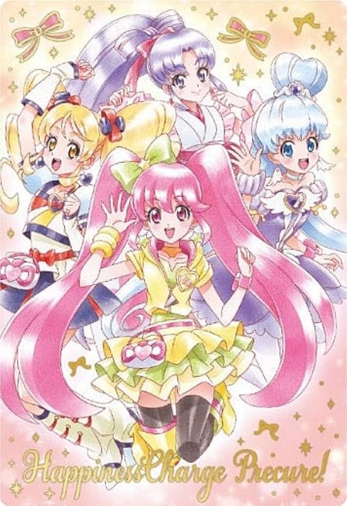 プリキュア　カード⑲ プリキュアカードウエハース4 No.19 キュアルージュ/夏木りん N