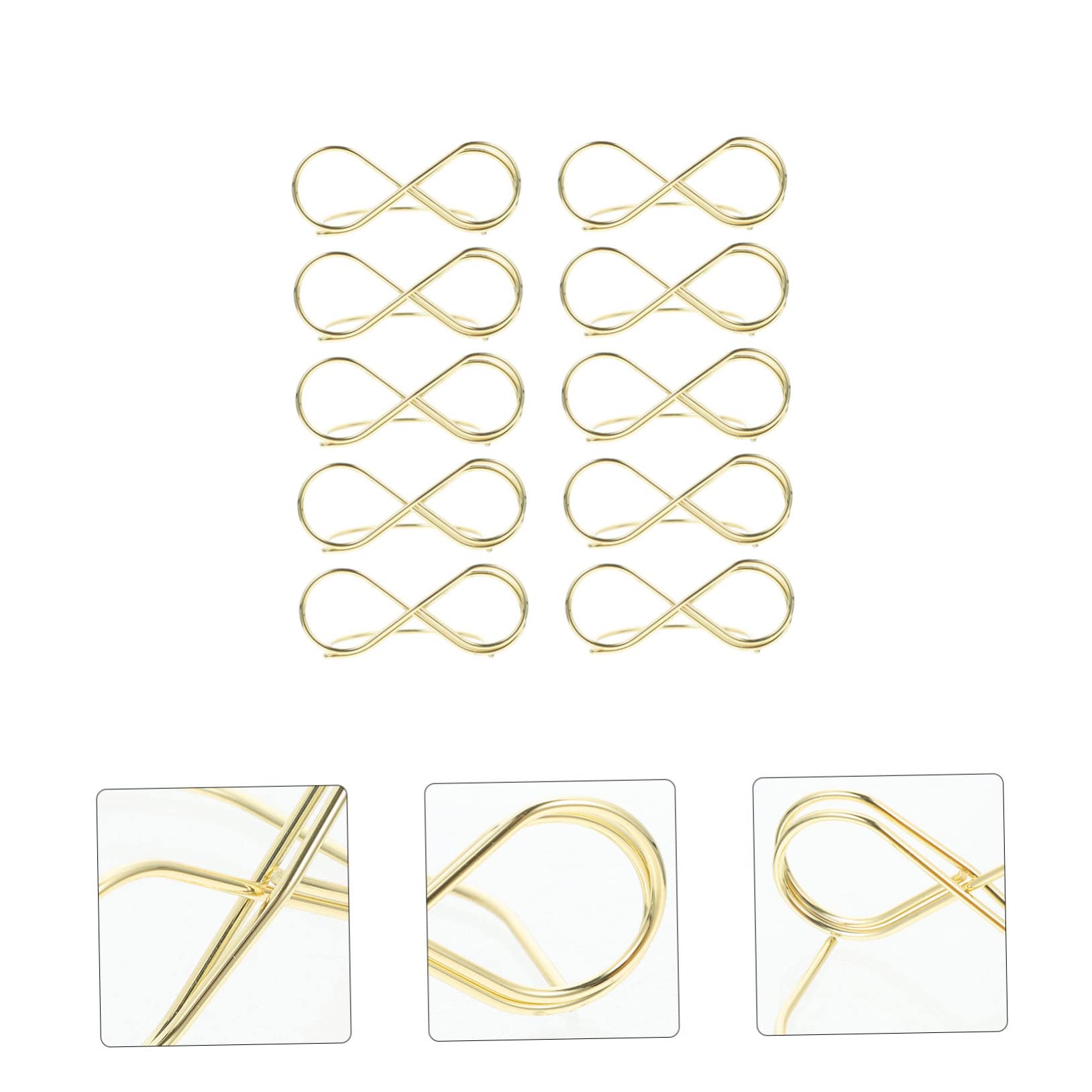 DECHOUS 30stücke Metall Kartenhalter Für Fotos Und Visitenkarten Stabile Tischkartenhalter Für Hochzeiten Geschäfte Und Veranstaltungen Elegante Goldene Clip-ständer