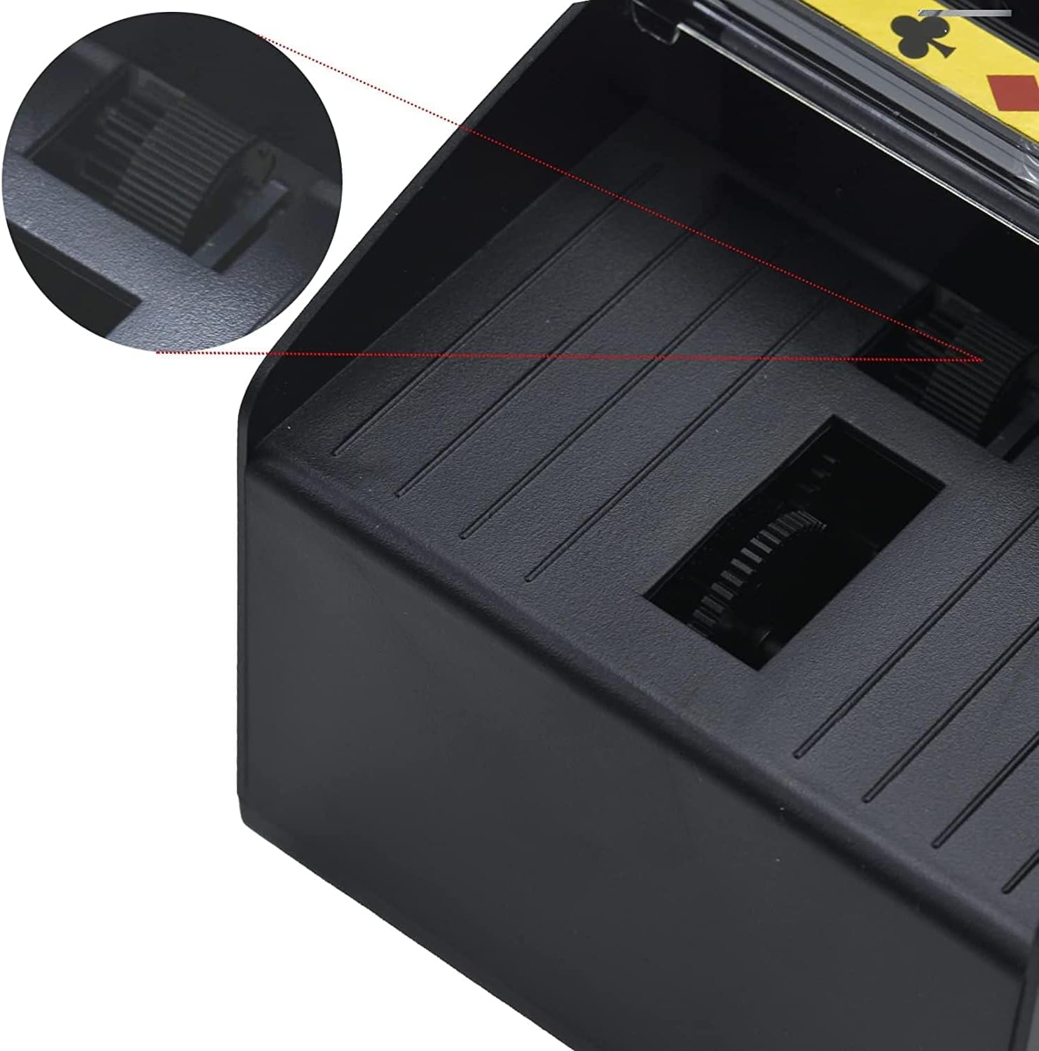 Nileole 2 Decks Automatic Card Shuffler, Battery Operated Electric Shuffler, Casino Card Game Table Accessories for Travel, UNO, Phase 10, Skip-Bo, Texas Hold'em, Home Card Games - Image 2