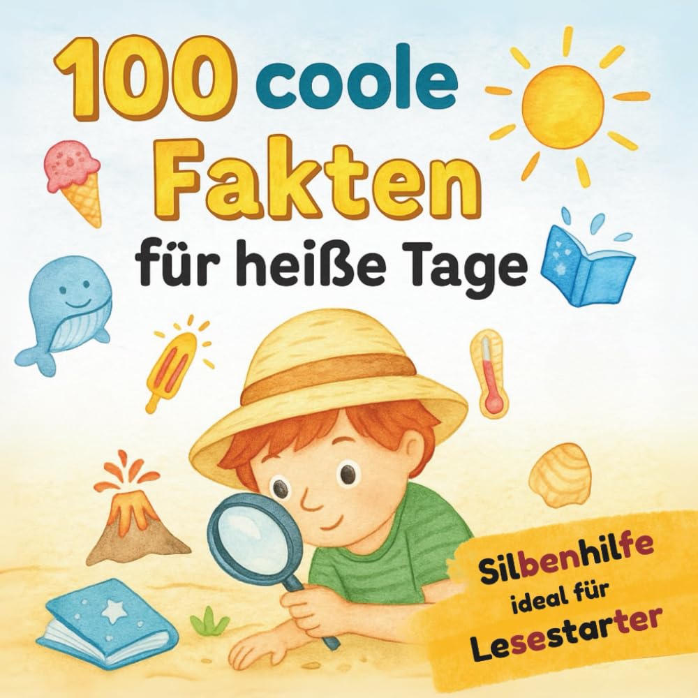 100 coole Fakten für heiße Tage | Sommerwissen für neugierige Erstleser – spannend, kindgerecht und zum Selberlesen