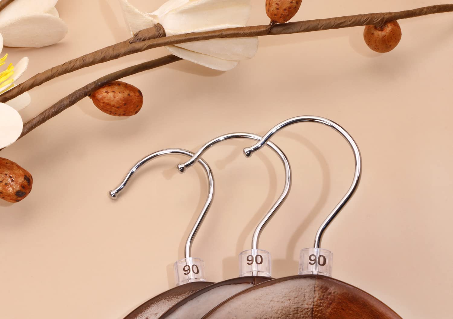 Swpeet 150 stuks rood [ Maten L ] Plastic kleerhanger maatmarkers kleurcodering hanger maten hangers tags marker kledingmaat voor draadhangers kledinghangers met opbergdoos